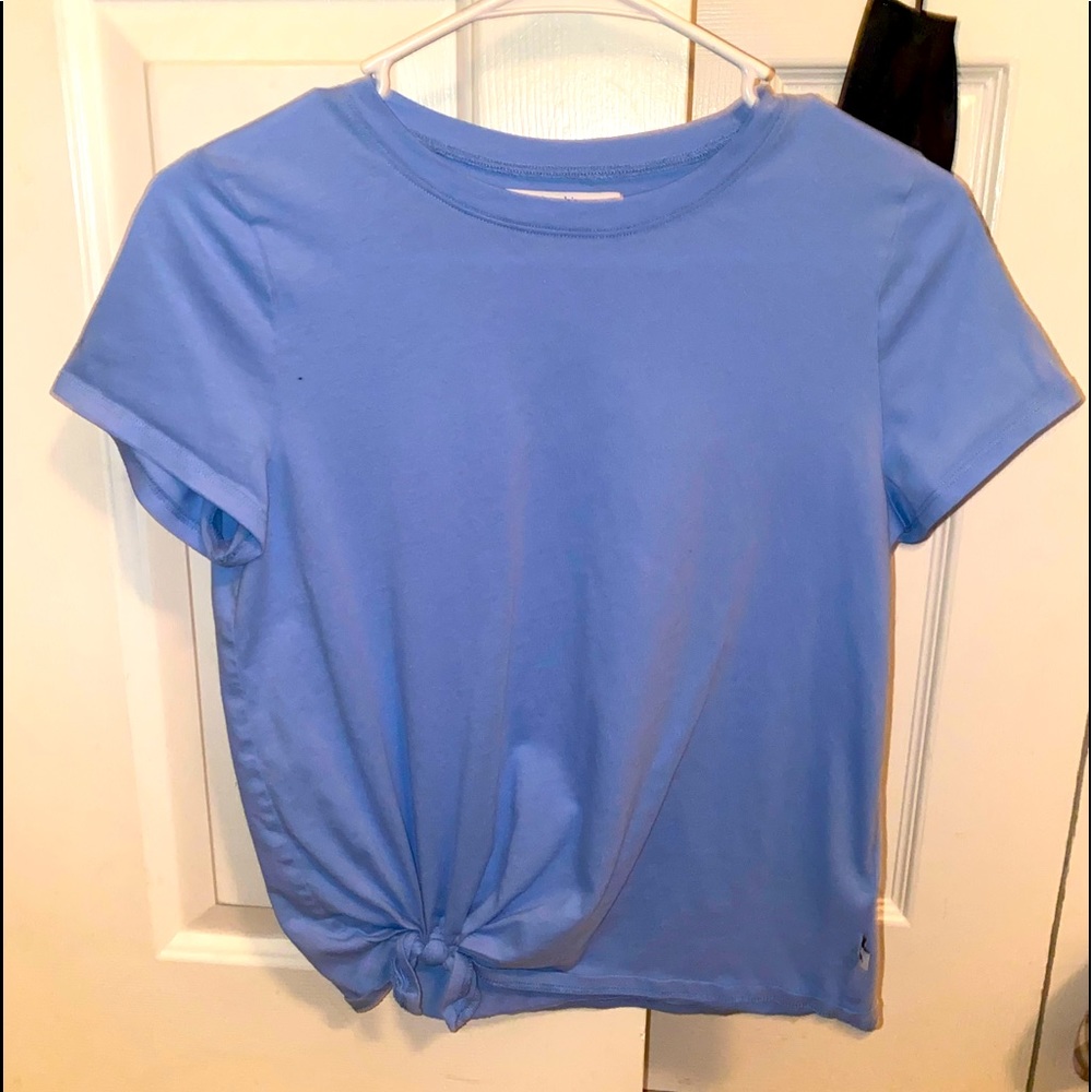 Light blue Abercrombie kids, short sleeved shirt